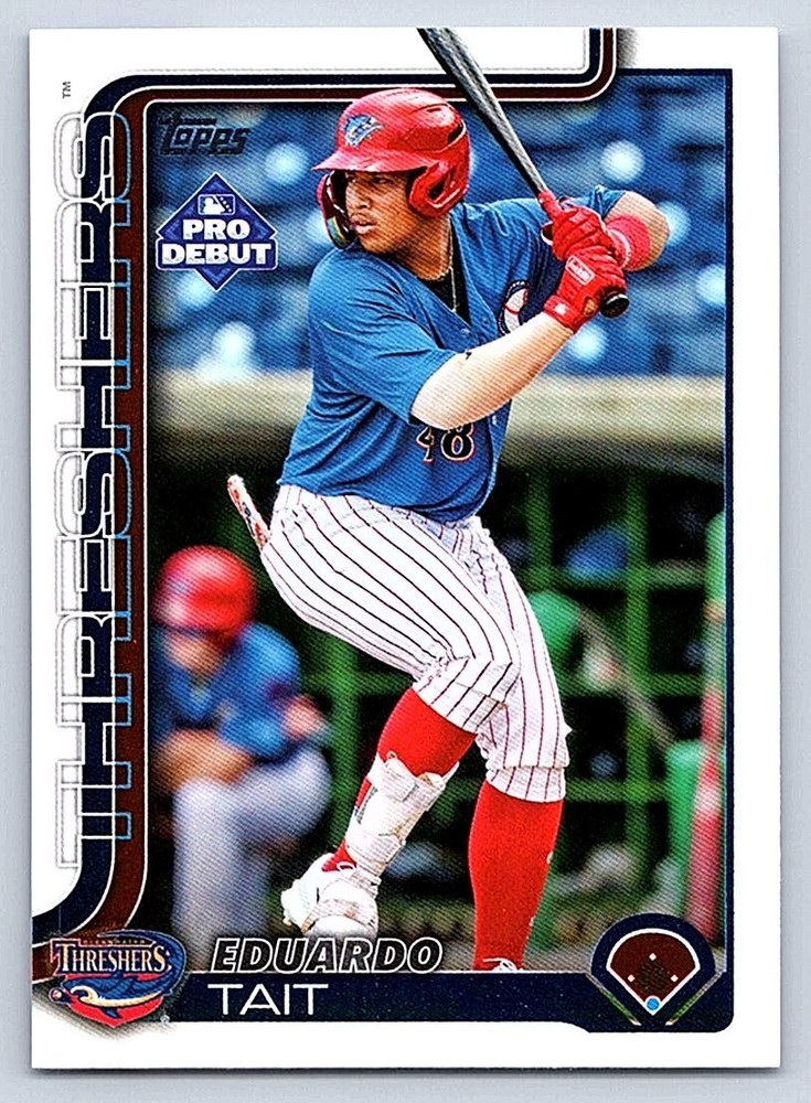 EDUARDO TAIT THRESHERS 2025 TOPPS PRO DEBUT #PD-173