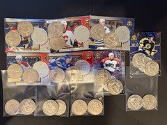 1997 Pinnacle Mint Collection – NICKEL SILVER & PROOF Coins and Cards – Read Des