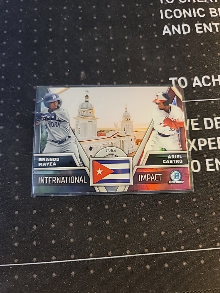2024 Bowman Chrome – International Impact Brando Mayea, Ariel Castro #II-10 (RC)