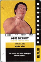 Andre The Giant Gold Legends Royal Rumble WWE Game Card Wrestling Rare