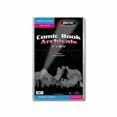 150 – Archivals Modern / Current 2-Mil Mylar Polyester Comic Book Bags by BCW!