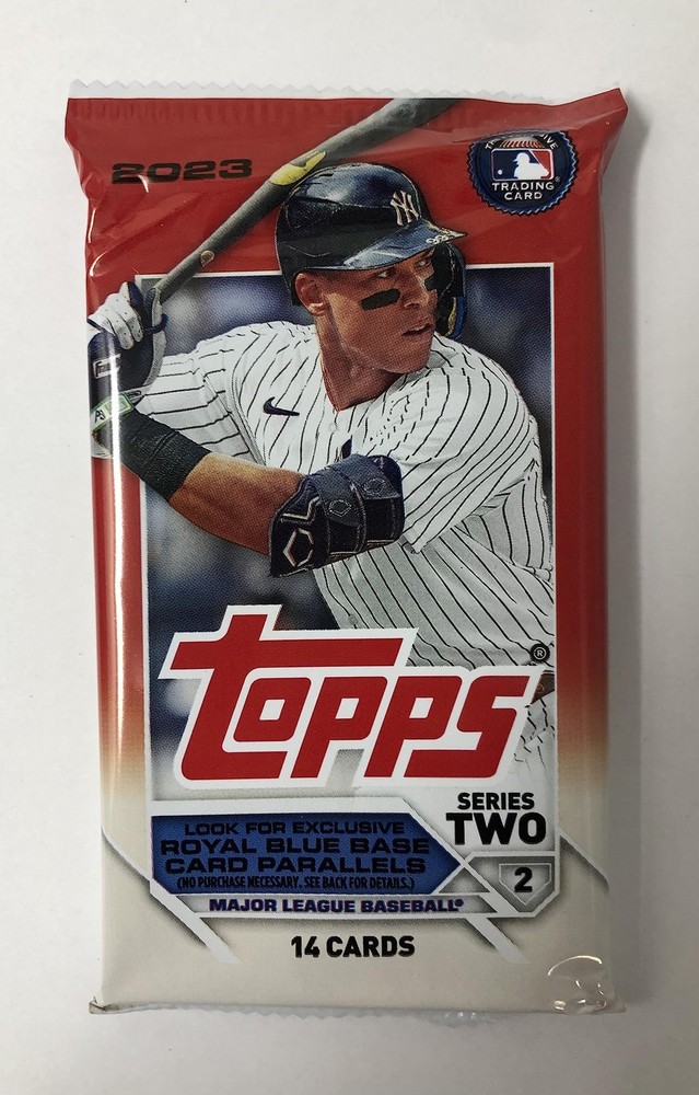 2023 Topps Series 2 Baseball 2 inches (W) x 1 inch (L) x 3 (H), White