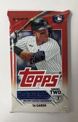 2023 Topps Series 2 Baseball 2 inches (W) x 1 inch (L) x 3 (H), White