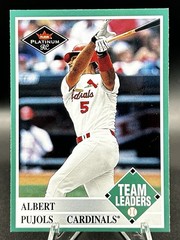2001 Fleer Platinum – Team Leaders Albert Pujols #435 (RC) Cardinals (NM/M)