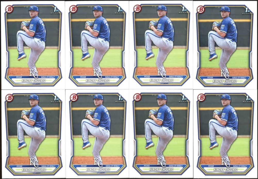 Kendry Chourio 2026 Bowman BP-7 1st – 8 Card Lot