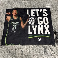 Minnesota Lynx WNBA Lets Go LYNX Rally Towel SGA With Free Shipping