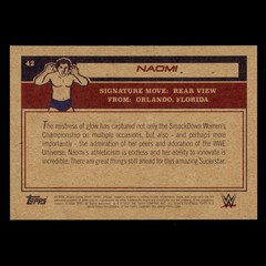 Naomi – 2021 Topps WWE Living Set #42