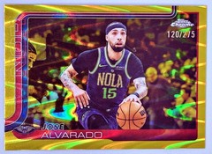 Jose Alvarado 2025-26 Topps Chrome #144 Yellow Refractor /275