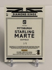 STARLING MARTE 2019 Panini Donruss Optic Diamond Kings GREEN PRIZM /5 #24 PITT