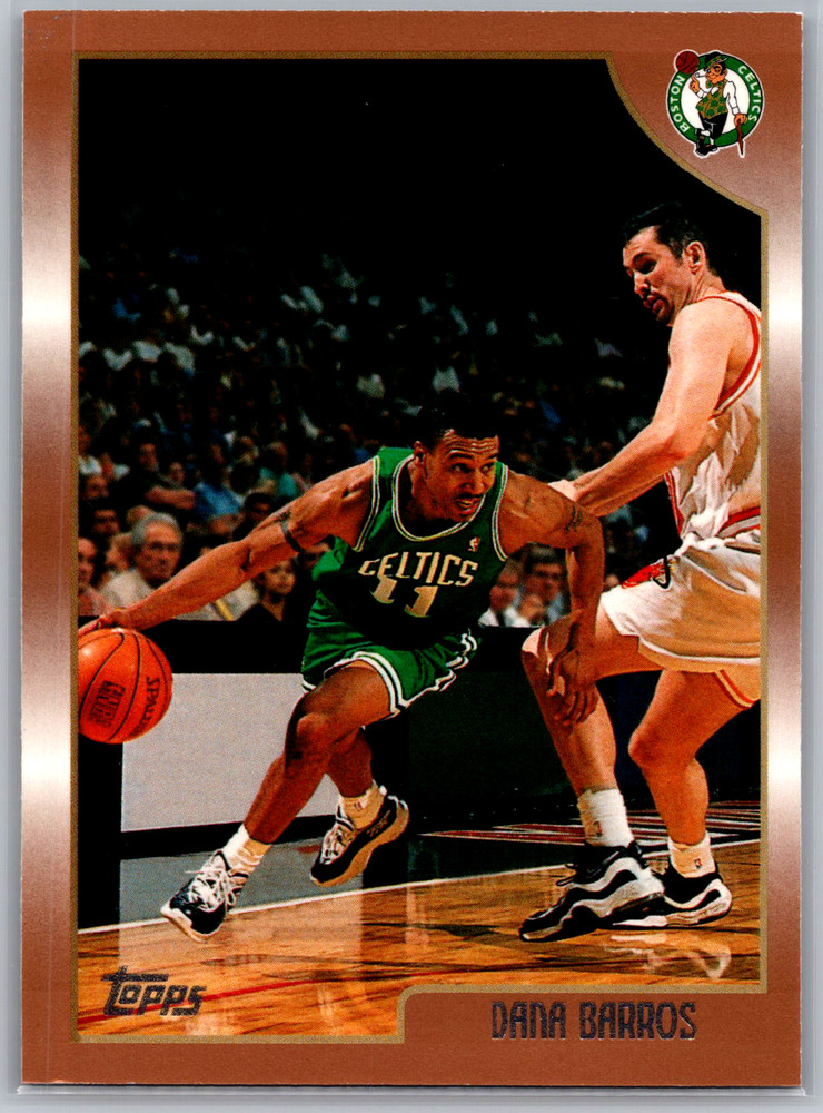 Dana Barros Topps 204 1998-99 Boston Celtics – NBA Cards! NM
