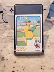 1973 Topps Orlando Cepeda #545 – A’s – VG/EX – Clean Front & Back