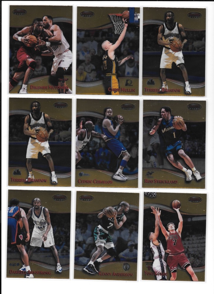 1998-99 Bowman&rsquo;s Best Basketball Trading Cards / You Choose #s 1 – 125 / mb37