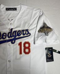 Los Angeles Dodgers Yoshinobu Yamamoto #18 Woman&rsquo;s Gold Collection Jersey