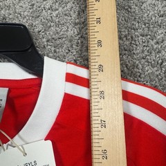 Bayern Munich Adidas Soccer Jersey Men Energy Drop 70s Long Sleeve Red Large NEW