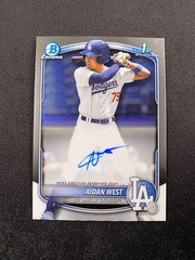 AIDAN WEST 2025 Bowman 1st Chrome AUTO Draft #CPA-AWE D638
