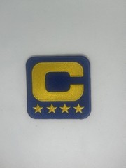 Los Angeles Rams NFL Captains Patch 3” X 3” Iron On Embroidered