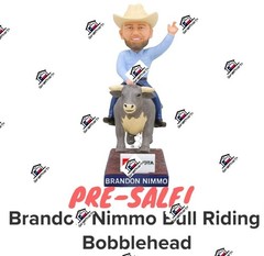 Brandon Nimmo Bull Riding Texas Rangers Bobblehead 6/7/26