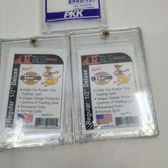 Lot of 3 Pro-Mold PC18 II Screwdown Thicker Card Holders 120 pt 1 PC18 Regular