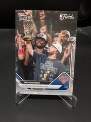 Jalen Brunson 2026 Topps NOW NBA #339 Finals MVP Knicks
