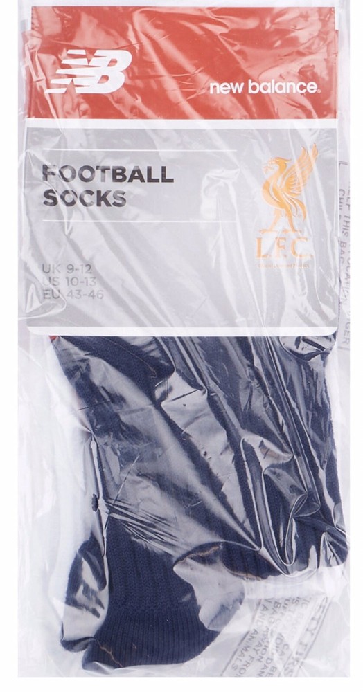 BNIP NB NEW BALANCE 2019-20 LIVERPOOL WHITE/RED/NAVY AWAY SOCKS LARGE