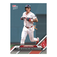 Jarren Duran 40 2B 20 HR 10 3B 30 SB 2024 MLB TOPPS NOW Card 602