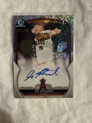 Joe Stewart 2023 Bowman Chrome Prospect Auto #CPA-JST Speckle Refractor /299