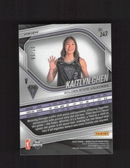 2025 Panini Prizm WNBA #143 Kaitlyn Chen Purple Velocity Prizms #/59