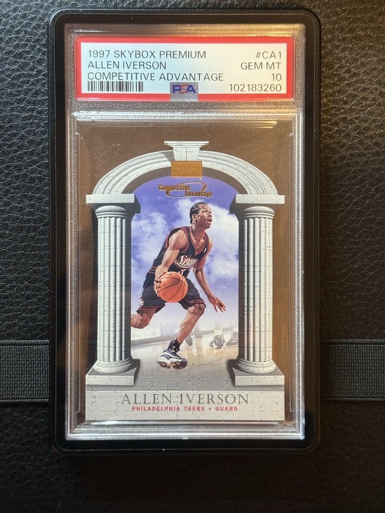 1997-98 Skybox Premium Competitive Advantage Allen Iverson #CA1 POP 5 PSA 10
