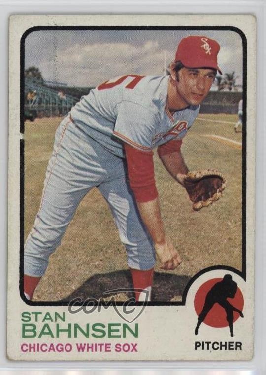 1973 Topps Stan Bahnsen (Gap in Black Border) #20 1g62