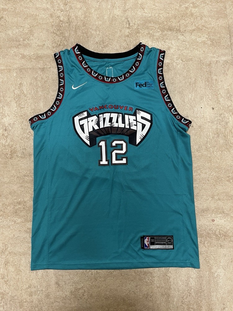 Nike Vancouver Grizzlies Ja Morant #12 Teal NBA Jersey Size L
