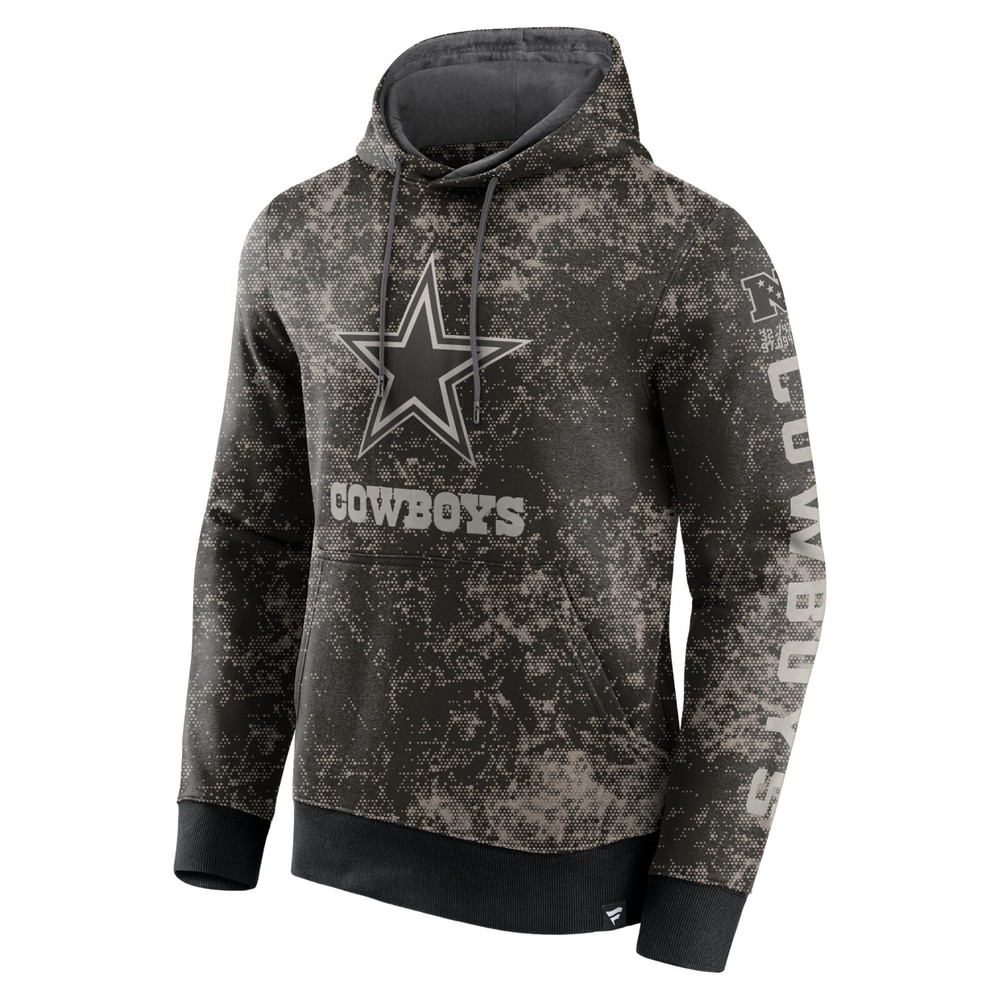 Dallas Cowboys Fanatics Branded Shadow Hoodie- Black