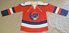 Adult Small Grateful Dead Washington Capitals replica Hockey Jersey NHL hockey