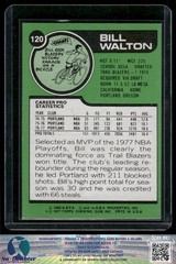 1977-78 Topps #120 Bill Walton Portland Trail Blazers 3.1j