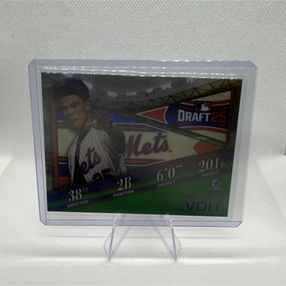 Mitch Voit [Green Refractor /99] #BDN-4 2025 Bowman Draft Night