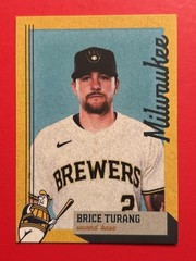 2024 MILWAUKEE BREWERS BRICE TURANG Regional Police Safety Baseball Card RARE