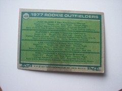 1977 Topps baseball Jack Clark Lee Mazzilli Rookie card #488 VG