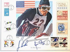 1980 Winter Olympics 1932 Winter Olympics Signed 3 Generations Olympians 1/1