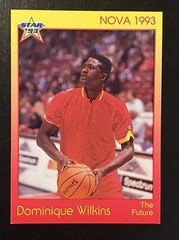 Dominique Wilkins 1993 Star Company Nova The Future #108 /500 – Hawks