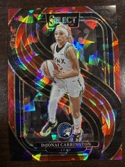 2025 Panini Select WNBA DiJonai Carrington 155 Red Ice Prizm /299 Minnesota Lynx