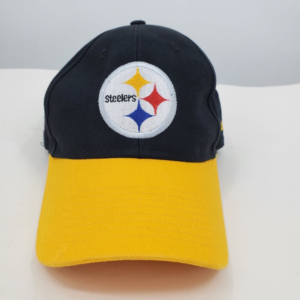 Reebok NFL Pittsburgh Steelers Black and Yellow Baseball Cap Hat