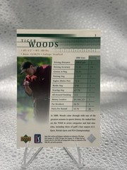 Upper Deck 2001 Black Diamond Diamond Cut Lot 2 Tiger Woods #1 Larry Bird DC18