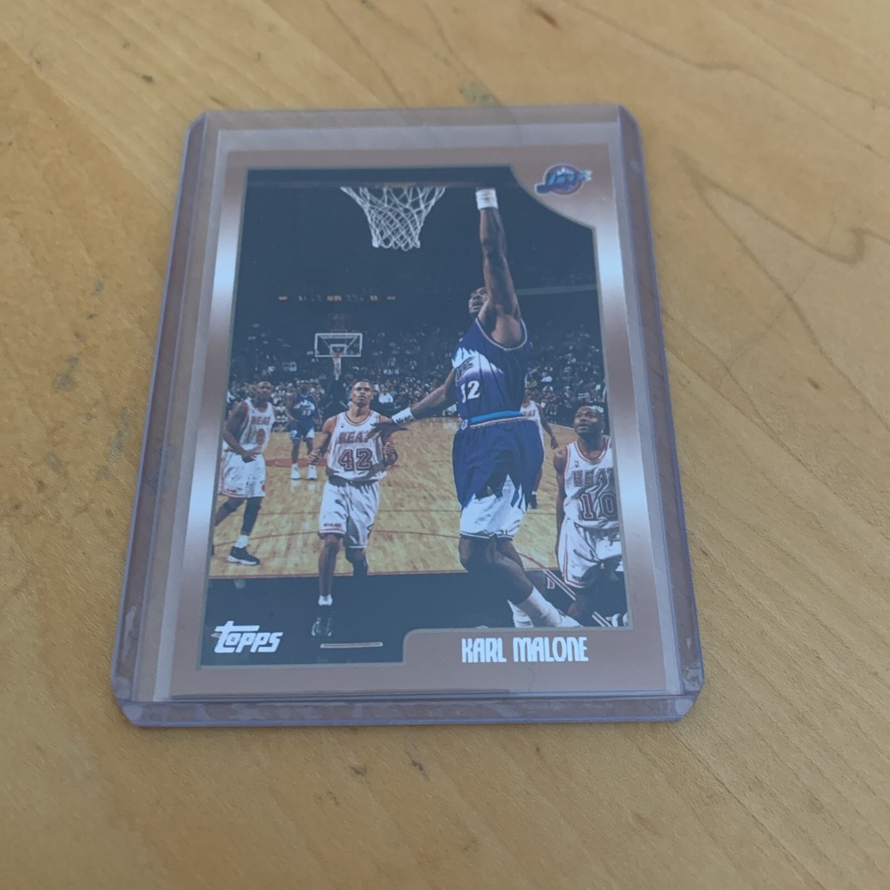 Karl Malone 1998-99 Topps Basketball Card #145 Utah Jazz NBA HOF