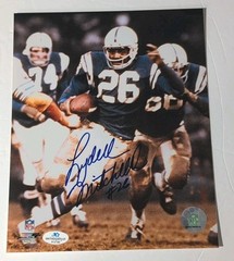 Lydell Mitchell #26 Auto Autograph 8×10 Photo Signed Colts Legend