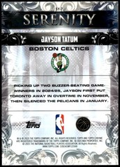 2025-26 Topps Chrome #SY-7 Jayson Tatum Serenity F5