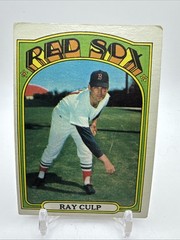 1972 Topps Vintage Baseball Card #2 Ray Culp Red Sox