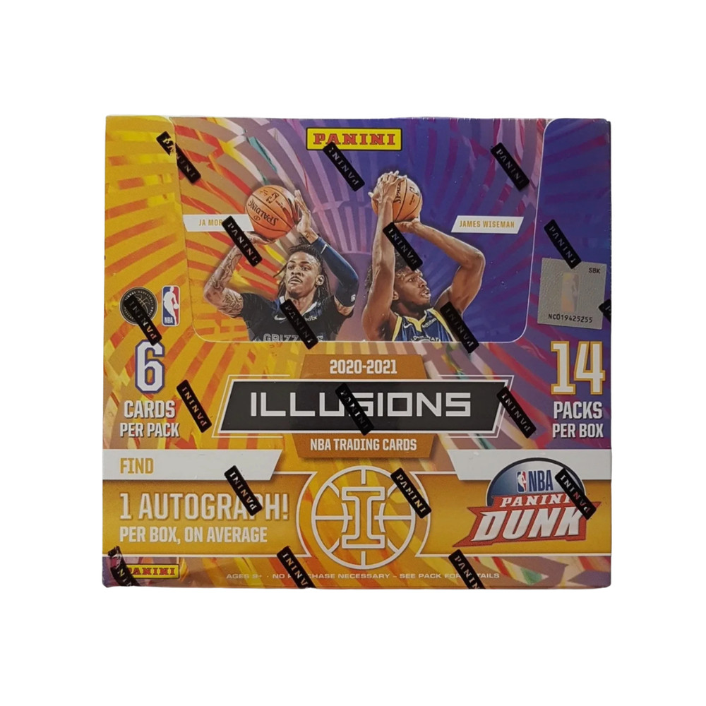 🏀 NBA 2020-21 Panini Illusions Hobby Box Rip N Ship