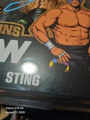 AEW Sting Black Tights AUTOGRAPHED Big Rubber Guys 1/1000 Sold Out JSA NEW