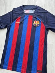 FC Barcelona 2022/2023 Nike Home Soccer Jersey Football Shirt Multicolor Size S