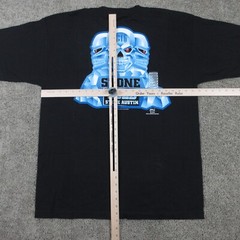 Vintage WWF Shirt Mens XL Black Stone Cold Steve Austin 1997 Titan Sports Tee
