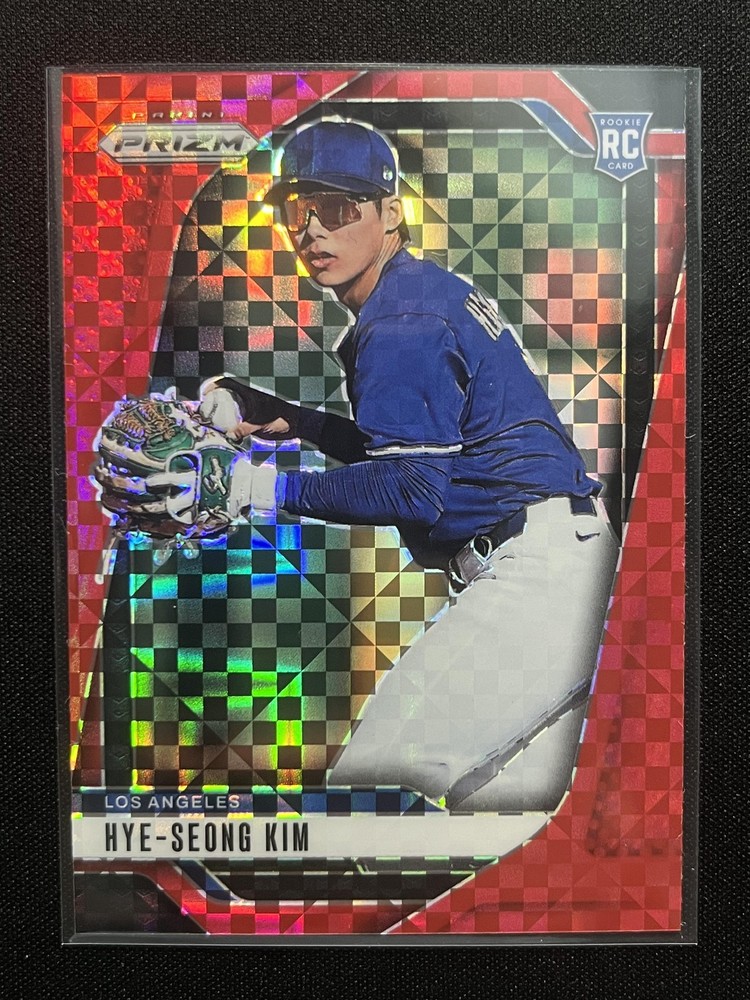2025 Panini Prizm #72 Hye-Seong Kim Red Power Prizms #/99